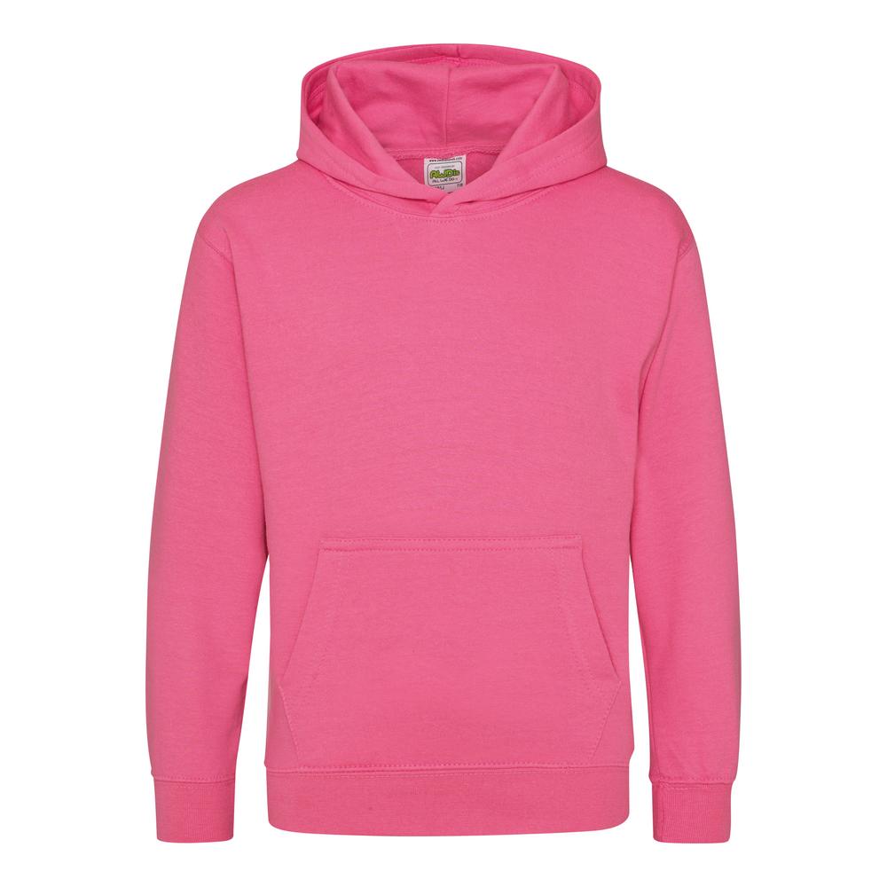 Awdis Just Hoods Kids Hoodie - Candyfloss Pink