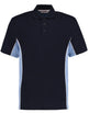 Kustom Kit Track Polo (Classic Fit) - Navy/Light Blue/White