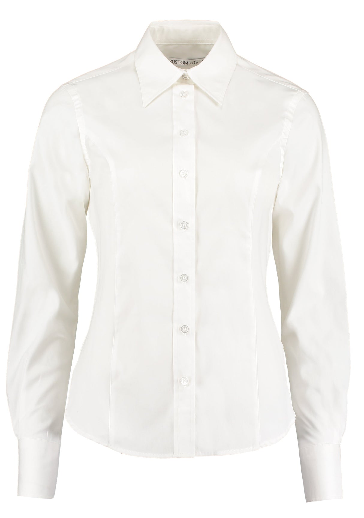 Kustom Kit Women's Corporate Oxford Blouse Long-Sleeved (Tailored Fit)