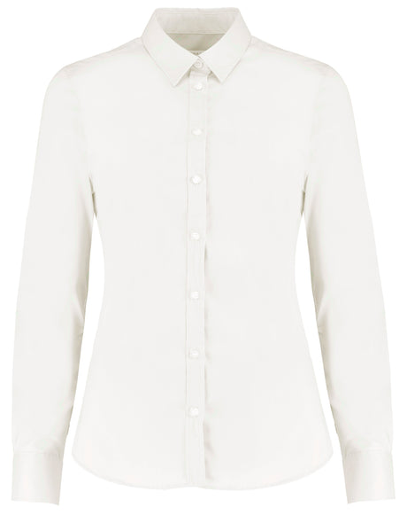 Kustom Kit Women's Stretch Oxford Shirt Long-Sleeved (Tailored Fit)