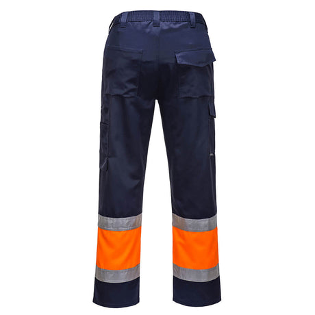 Portwest Hi-Vis Lightweight Contrast Class 1 Service Trousers