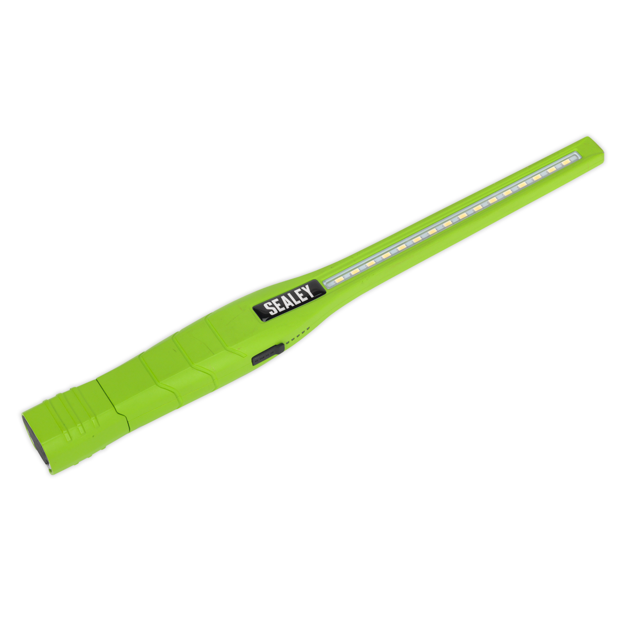 Sealey Rechargeable 360° Slim Inspection Light 8W & 1W SMD LED Green Lithium-ion