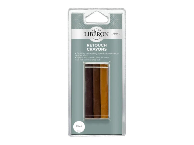 Liberon Retouch Crayons Assorted x 3
