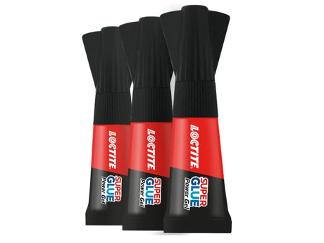 Loctite Super Glue Power Gel Mini Tube Trio 3 x 1g