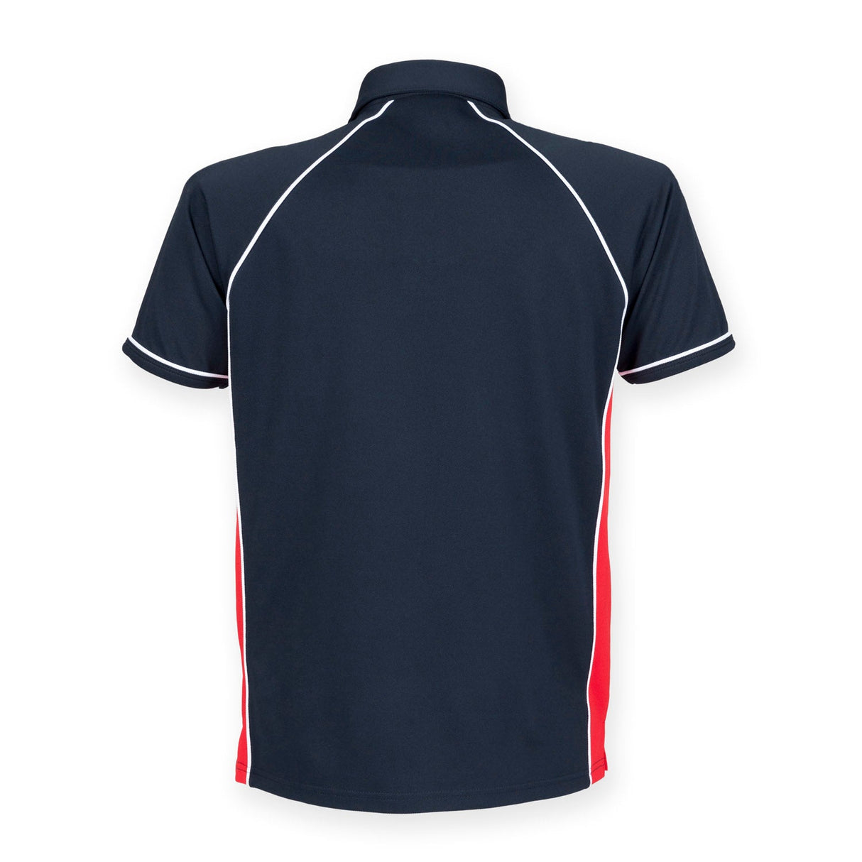 Finden & Hales Piped Performance Polo - Navy/Red/White