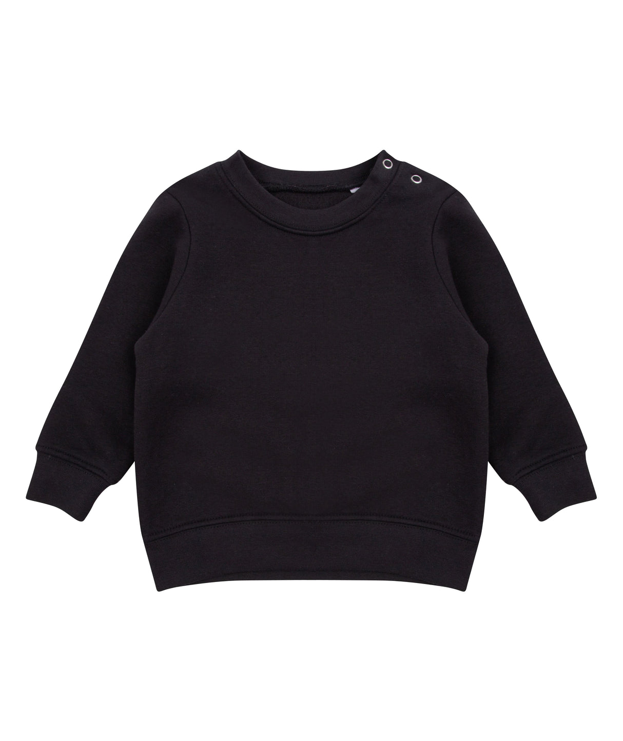 Larkwood Crew Neck Sweatshirt With Shoulder Poppers