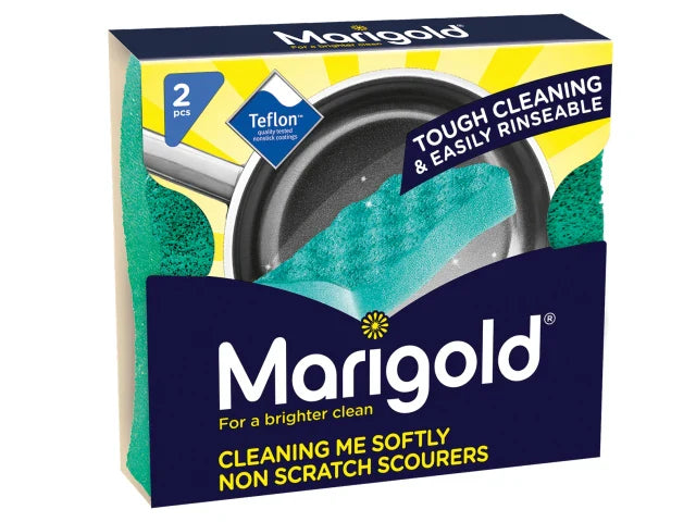 Marigold Cleaning Me Softly Non-Scratch Scourers x 2 (Box 14)