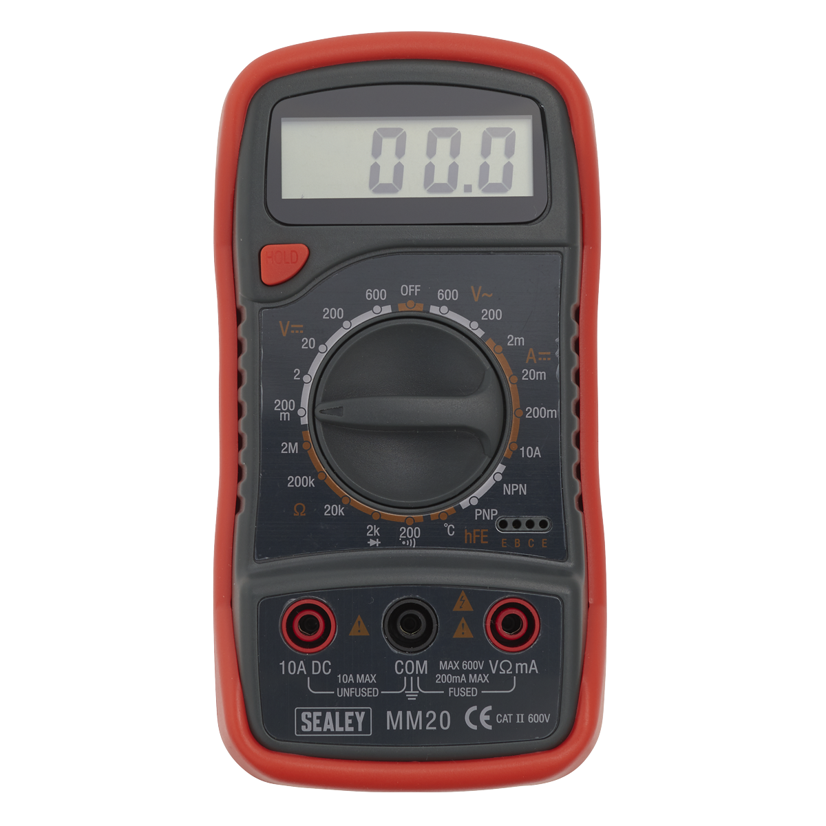 Sealey Digital Multimeter 8-Function with Thermocouple