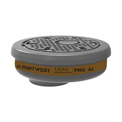 Portwest A2 Gas Filter Bayonet Connection (Pack of 6)