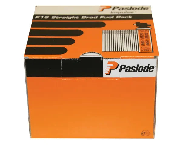 Paslode 38mm IM65a Galvanised Angled Brads Box of 2000 + 2 Fuel Cells
