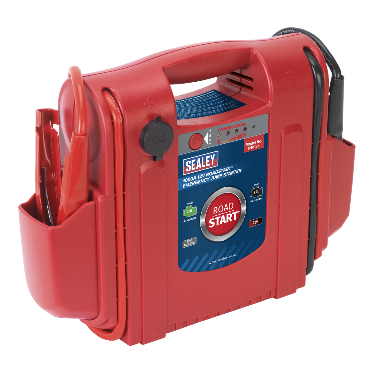 Sealey RoadStart® Emergency Jump Starter 12V 1000 Peak Amps