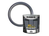 Ronseal 10 Year Weatherproof Wood Paint White Gloss 2.5 litre