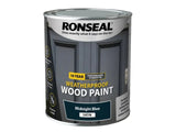 Ronseal 10 Year Weatherproof Wood Paint Midnight Blue Satin 750ml