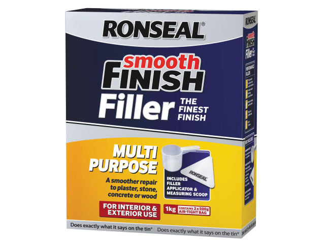 Ronseal Smooth Finish Multipurpose Wall Powder Filler 1kg
