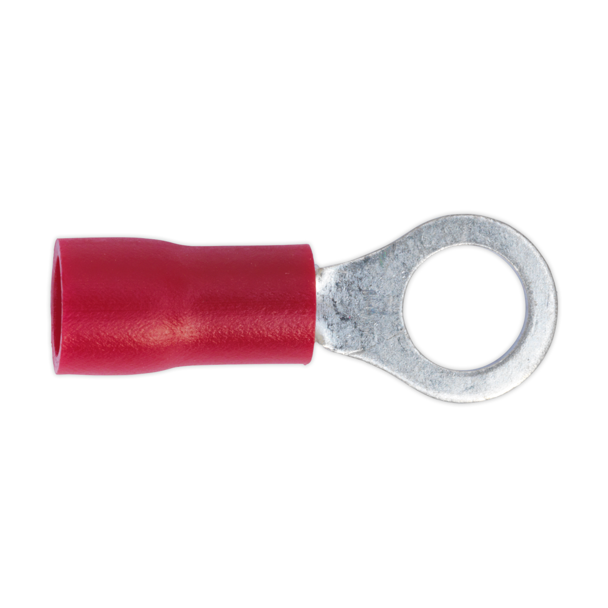 Sealey Easy-Entry Ring Terminal Ø5.3mm (2BA) Red Pack of 100