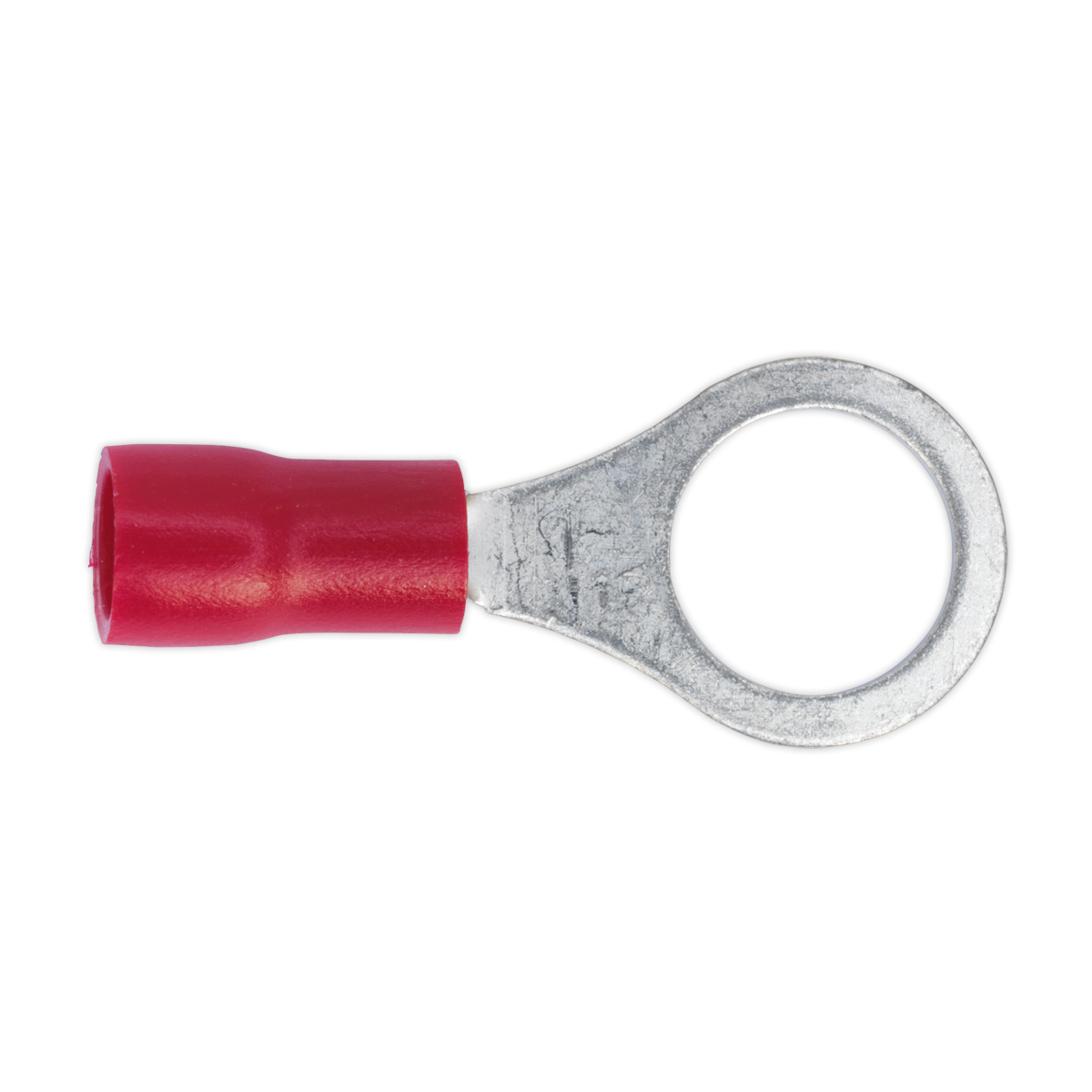 Sealey Easy-Entry Ring Terminal Ø8.4mm (5/16") Red Pack of 100