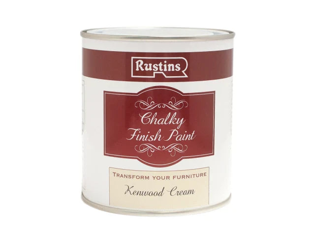 Rustins Chalky Finish Paint Kenwood Cream 500ml