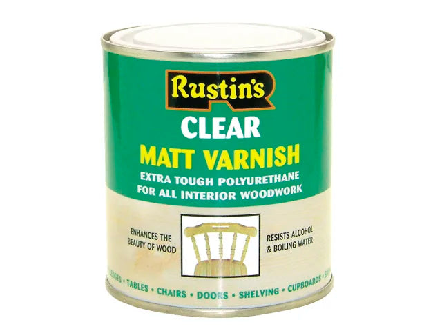 Rustins Polyurethane Varnish Matt Clear 5 litre