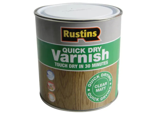 Rustins Quick Dry Varnish Matt Clear 500ml