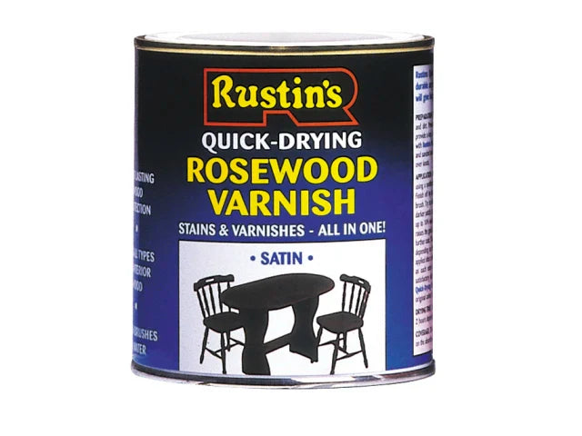 Rustins Quick Dry Varnish Satin Antique Pine 250ml