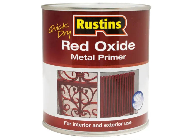 Rustins Quick Dry Red Oxide Metal Primer 1 litre