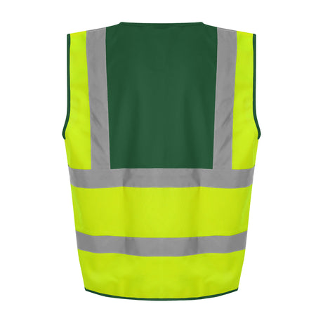 Prortx High Visibility Waistcoat - HV Yellow/Paramedic Green