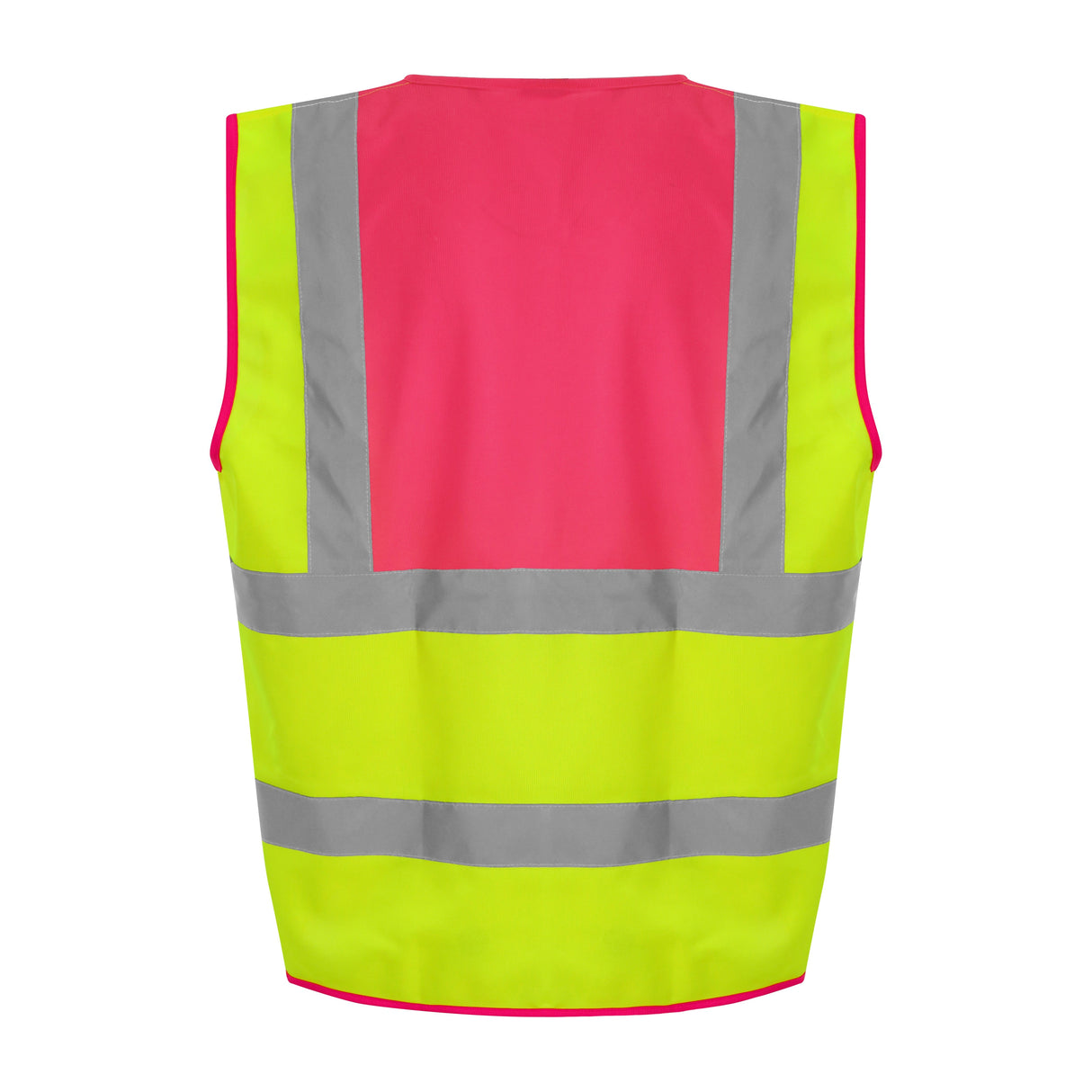 Prortx High Visibility Waistcoat - HV Yellow/Pink