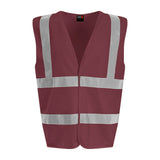 Prortx High Visibility Waistcoat - Maroon