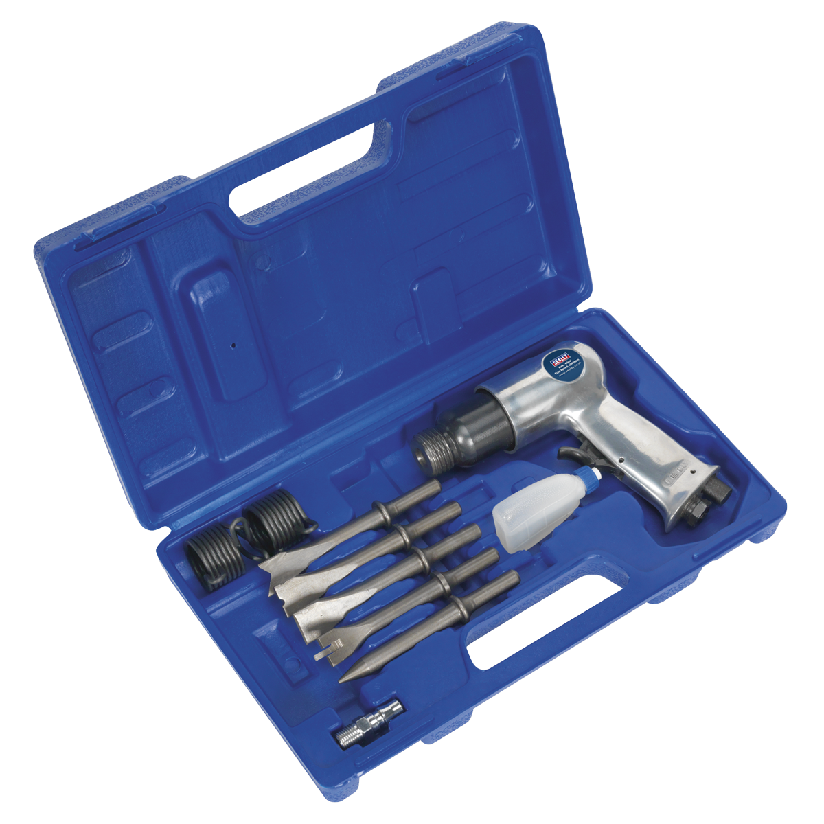 Sealey Air Hammer Kit with Chisels Medium Stroke