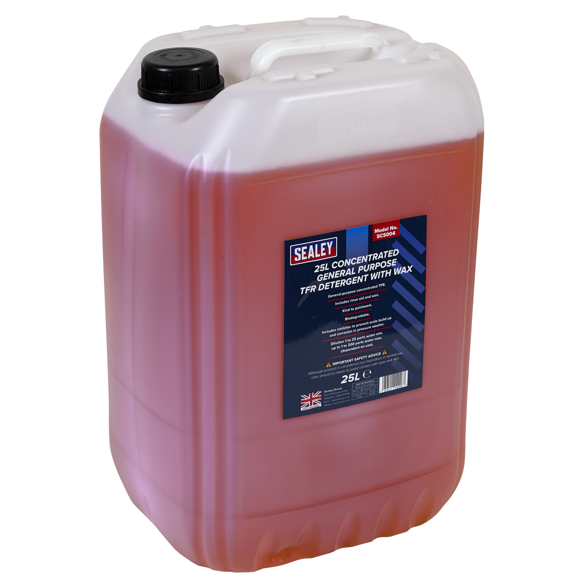 Sealey TFR Detergent with Wax Concentrated 25L