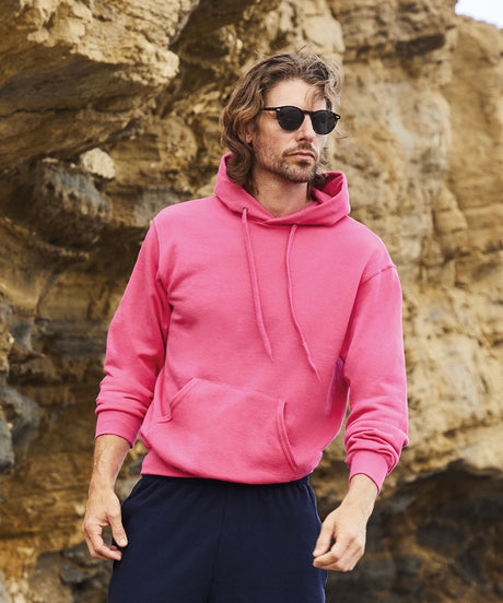 Fruit Of The Loom Classic 80/20 Hooded Sweatshirt - Heather Navy