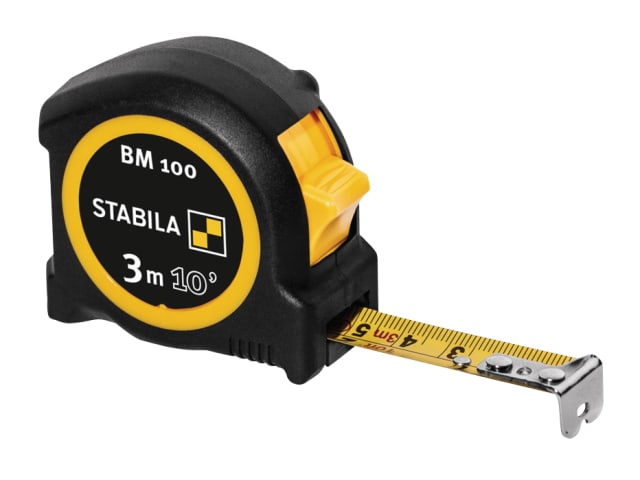 Stabila BM 100 Compact Pocket Tape 3m/10ft (Width 19mm)