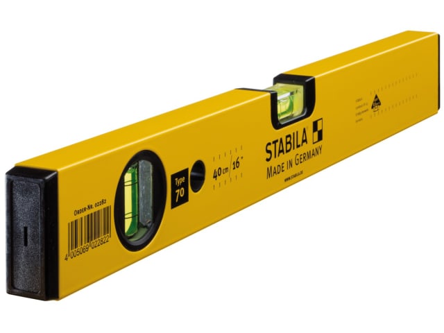 Stabila 70-40 Single Plumb Spirit Level 2 Vial 40cm