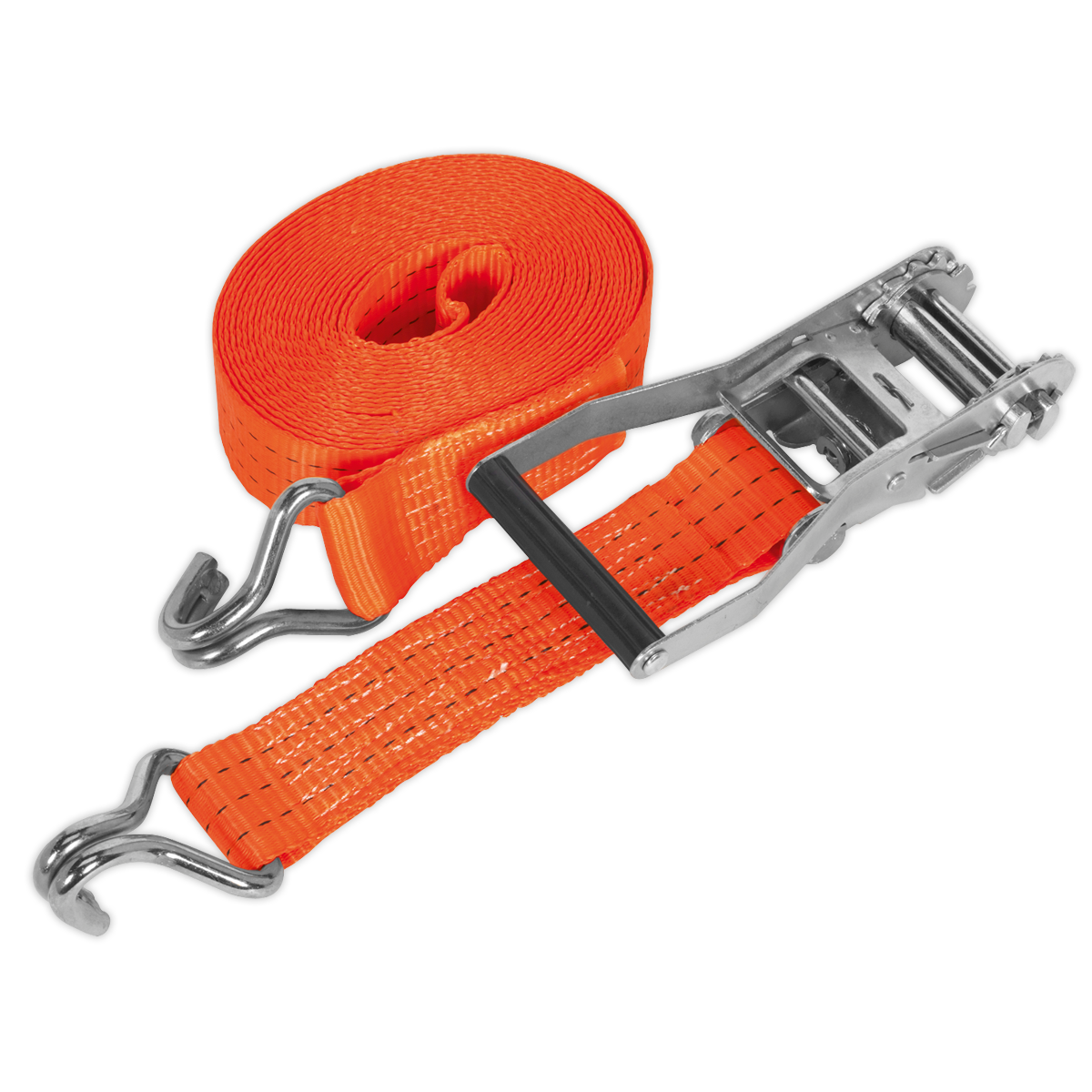 Sealey Ratchet Strap 50mm x 8m Polyester Webbing 3000kg Breaking Strength