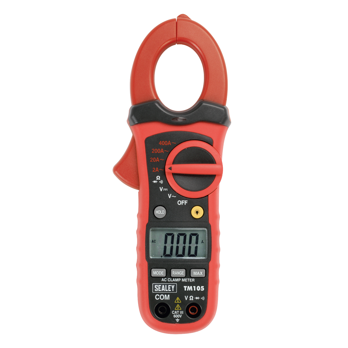 Sealey Professional Auto-Ranging Digital Clamp Meter NCVD - 6-Function