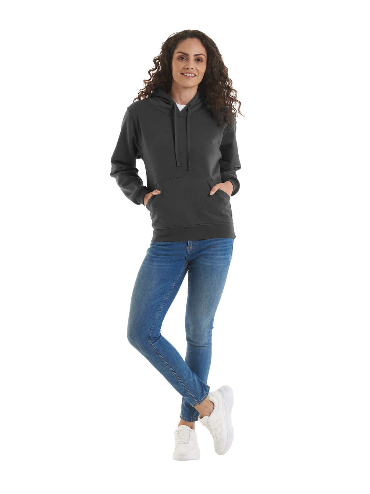 Uneek Ladies Deluxe Hooded Sweatshirt