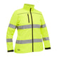 Bisley Womens Taped Hi-Vis Softshell Jacket #colour_yellow