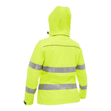 Bisley Womens Taped Hi-Vis Softshell Jacket #colour_yellow