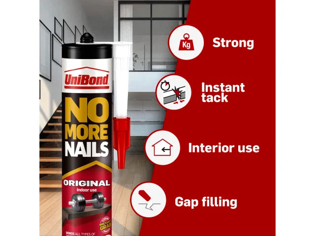 UniBond No More Nails Original Grab Adhesive Cartridge 365g