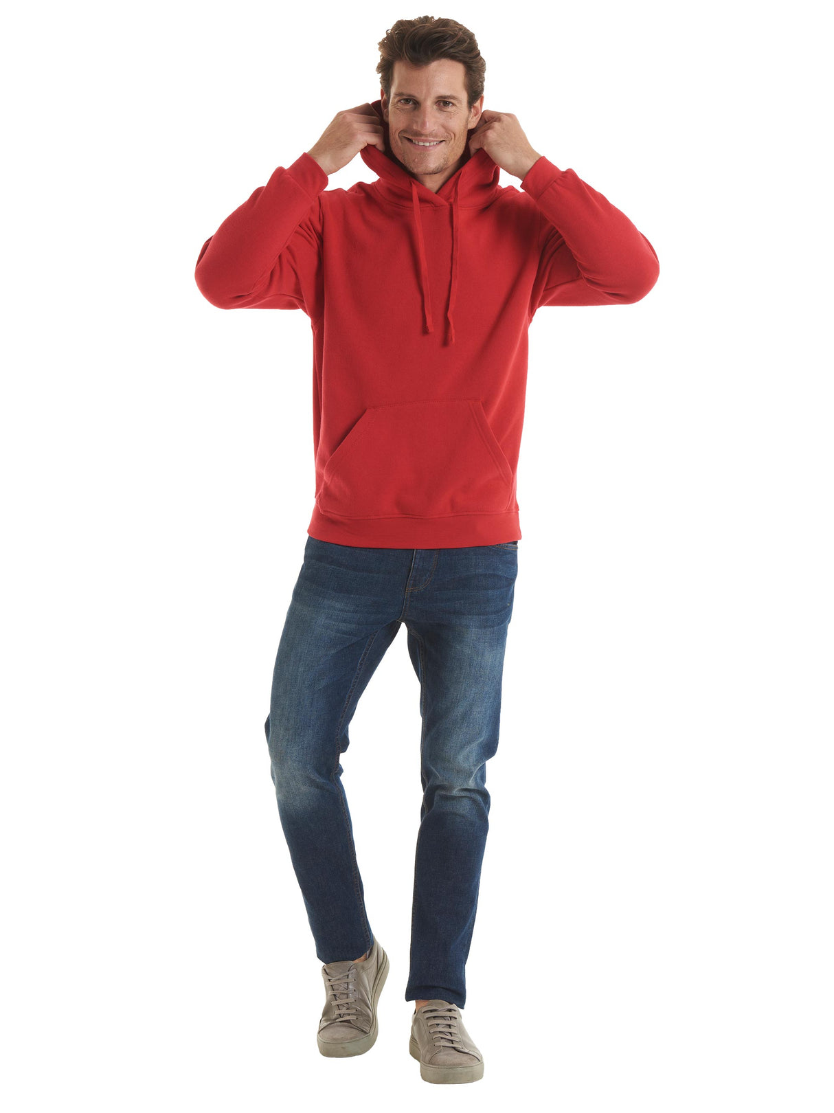 Uneek The UX Hoodie Red