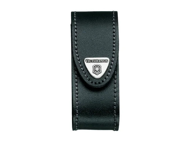 Victorinox Black Leather Belt Pouch (2-4 Layer)