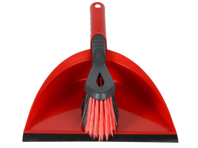 Vileda 2-in-1 Dustpan and Brush Set