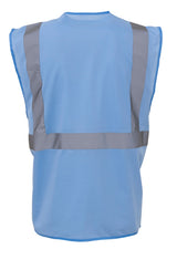 Yoko Multifunctional Executive Hi-Vis Waistcoat - Sky