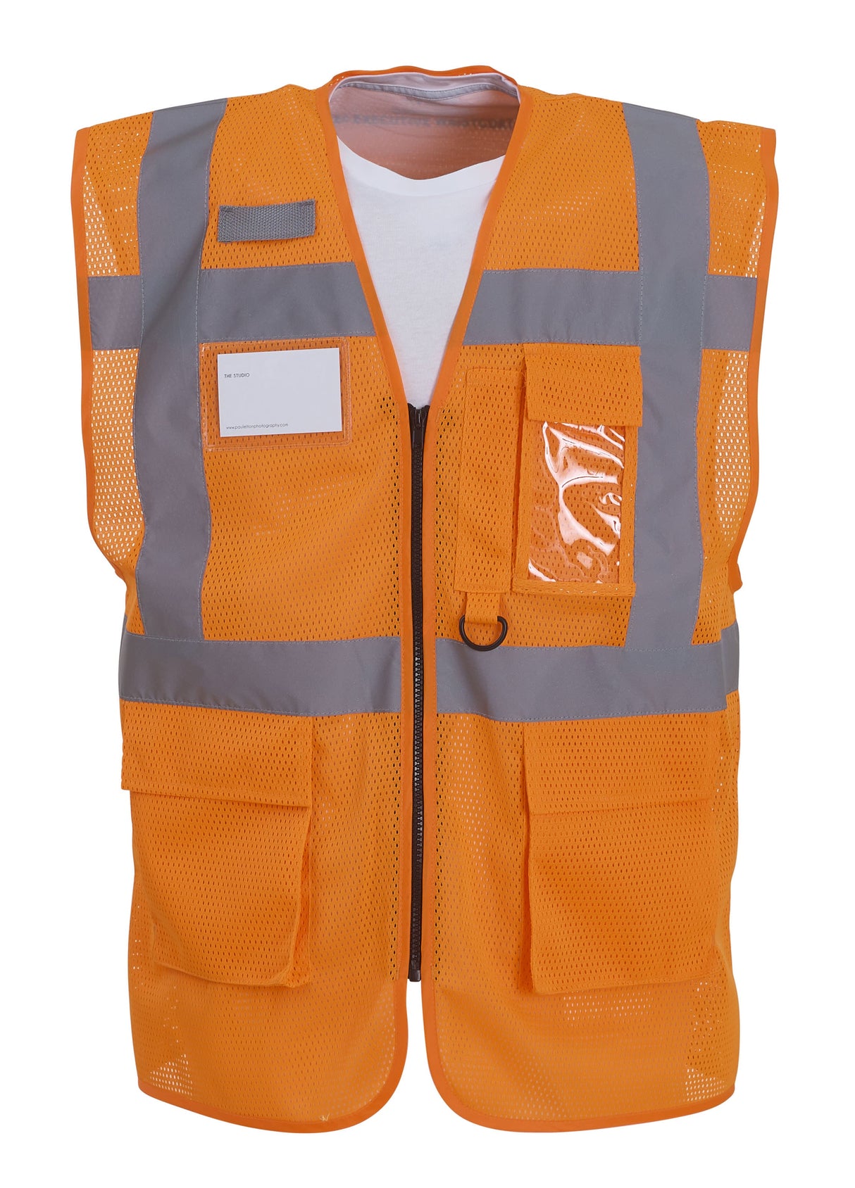 Yoko Hi-Vis Top Cool Open-Mesh Executive Waistcoat