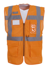 Yoko Hi-Vis Top Cool Open-Mesh Executive Waistcoat