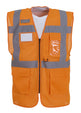 Yoko Hi-Vis Top Cool Open-Mesh Executive Waistcoat