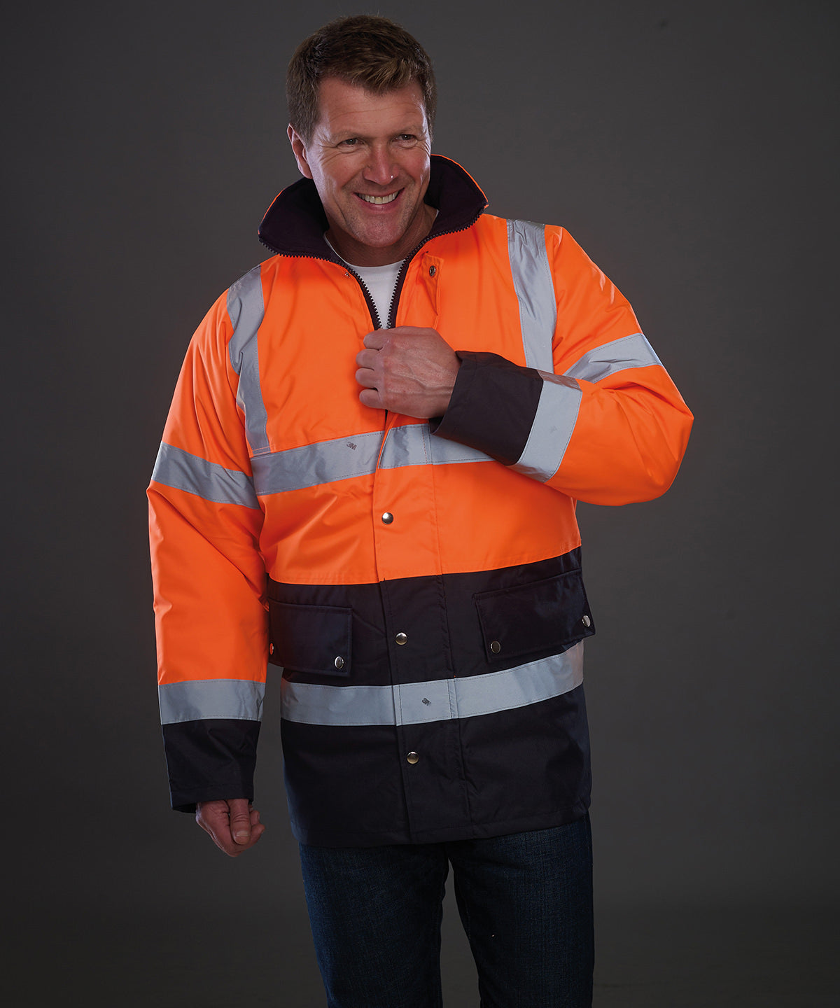 Yoko Hi-Vis Two-Tone Motorway Jacket