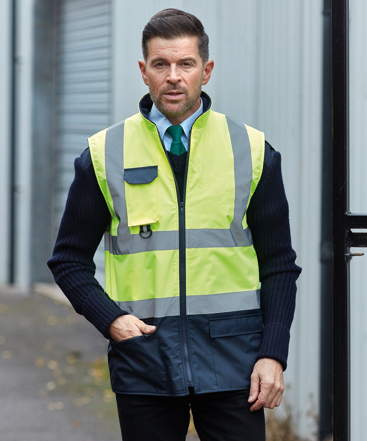 Yoko Hi-Vis Padded Bodywarmer