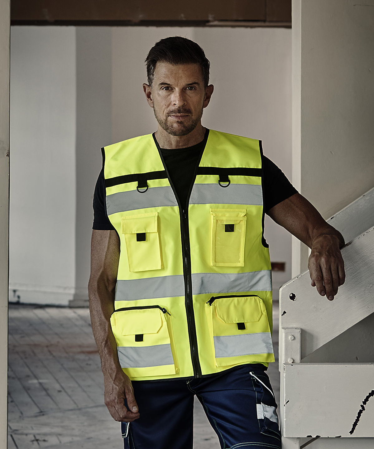 Yoko Hi-Vis Ripstop Tool Vest