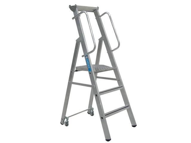 Zarges Mobile Mastersteps, Platform Height 0.78m 3 Rungs